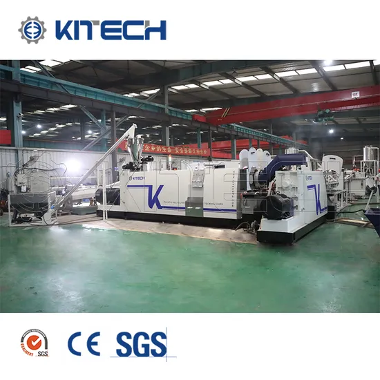 150-1500kg/H Polymer PP Woven Jumbo Bag LDPE Plastic Film Pelletizing Recycling Granulating Machine