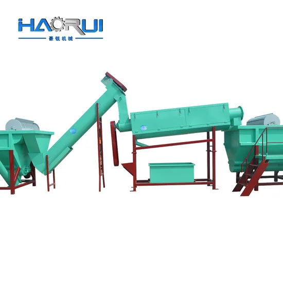 Plastic Recycling Washing Machine for Plastic Bottle Flakes Recycling
