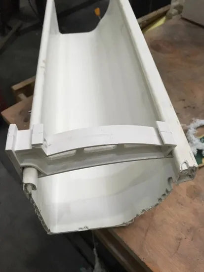 High Quality Plastic PVC Rain Gutter Downspout for Villa House