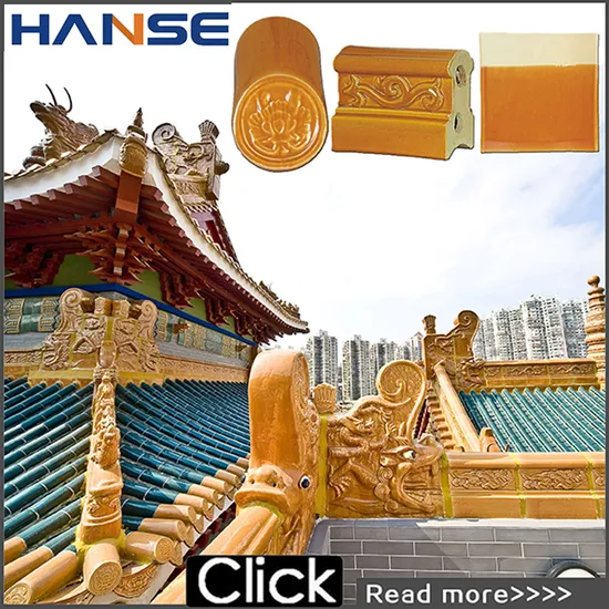 Philippines Traditional Temple Model Ceramic Roof Tiles