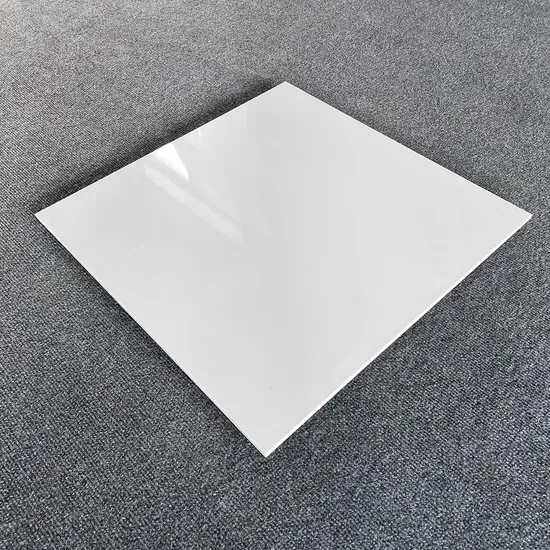 60X60 White Double Loading Polished Porcelain Floor Tile