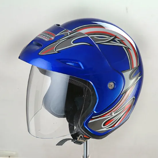 Motorcycle ABS Half Face Safety Helmet Waterproof High Quality Double Visors Safety Protective ABS Motorbike Helmet Four Seasons Scooter Dirt Bike Electric Bic