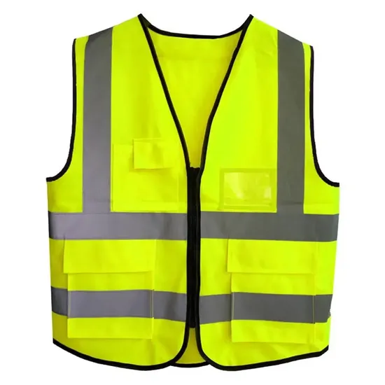 Factory Custom Security Jacket Construction High Visibility Work Reflector Clothing Signaling Safety Reflective Vests