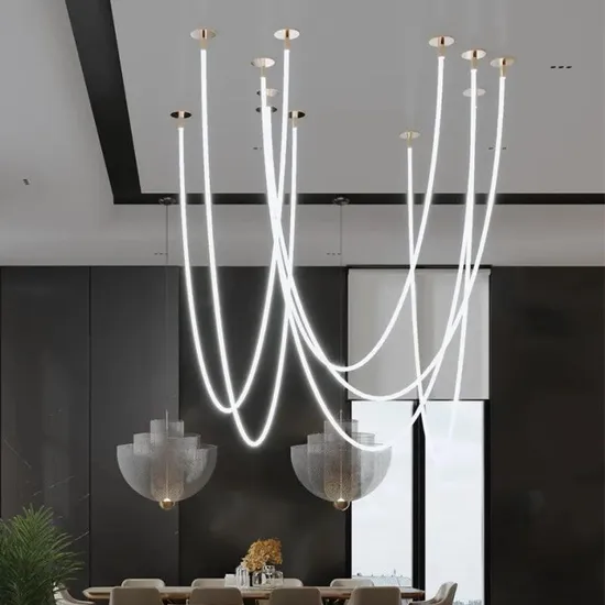 Elegant Modern LED Chandelier for Luxury Hotel and Home