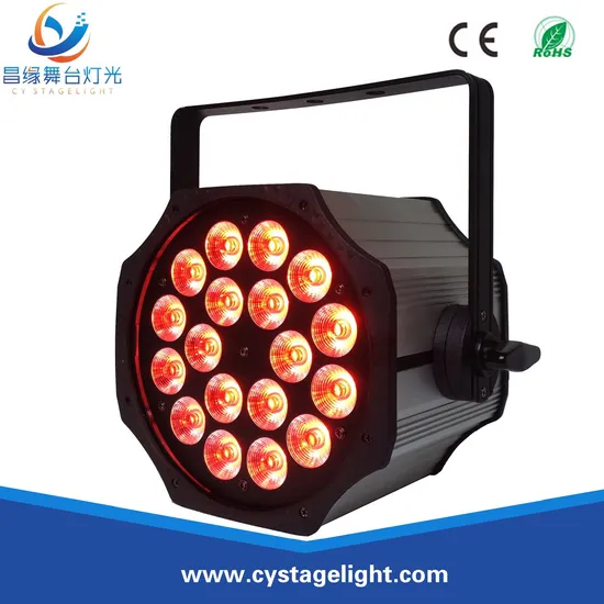 18X10W RGBW 4in1 LED PAR Can Stage Effect Light