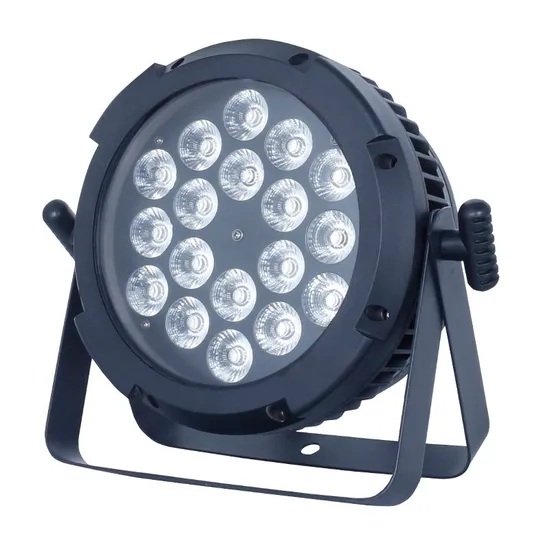 18pcsx10W Outdoor IP RGBWA 5in1 LED PAR Can Strobe Wash Light Gbr-Tl1841