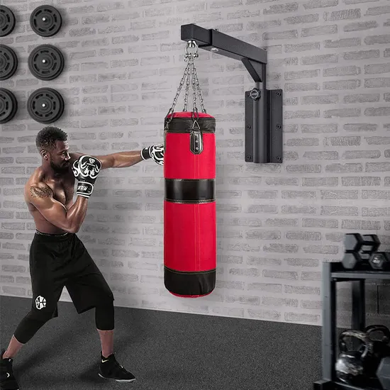 Wall Mount Hanger Boxing Rack Hanging Heavy Duty Holder Punching Bag Bracket