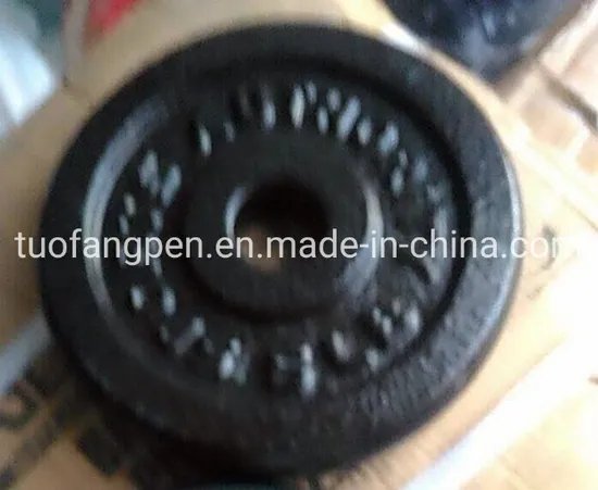 All Sizes Pure Black Baked Barbell Plates