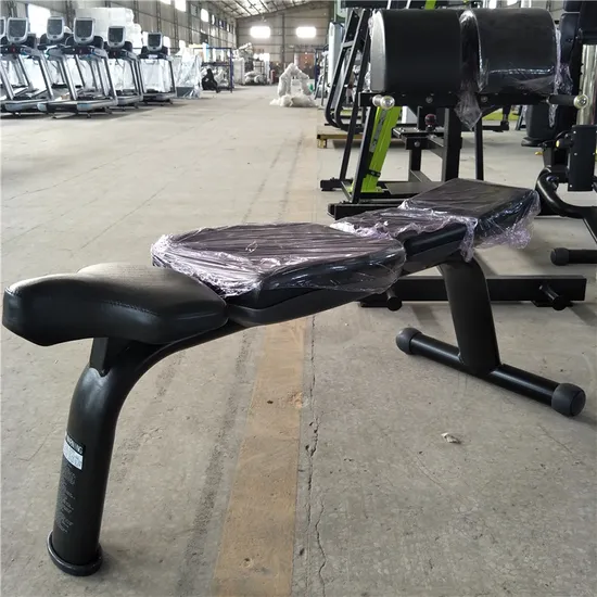 Hot Press Commercial Gym Home Fitness Equipment Flat Bench for Weight Lifting