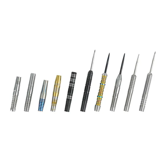 Graduated Colors 90% Tungsten Dart Barrel Soft Tip Darts