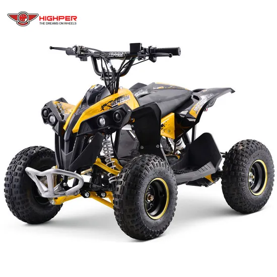 Four Wheeler All Terrian Quad Bike 1200W48V20ah Shaft Drive Electric Mini Quads ATV for Kids