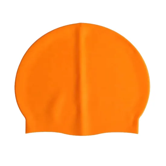 OEM Custom Silicone Swim Cap Kids Swim Caps Latex Seamless Hat