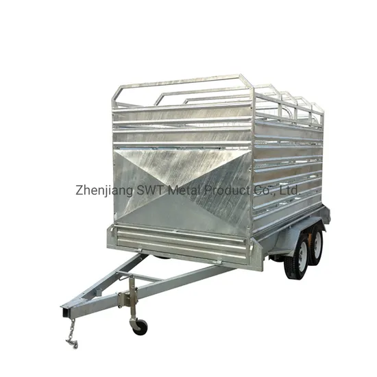 Cattle Stake Truck Trailer with Tandem Axle (SWT-CTT95)