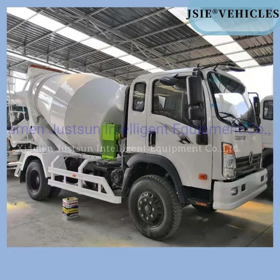 Sinotruk HOWO 4*2 Concrete Mixer Truck with 6cbm Capacity