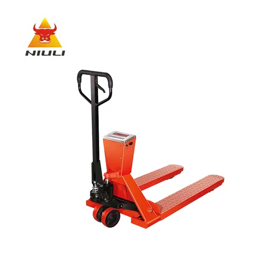 Niuli Weighing Pallet Jack Manual Hand Pallet Truck with Scale