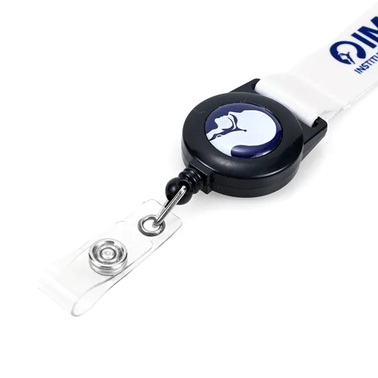 Customized Full Color Printing Lanyards with Bespoke Logo Badge Reel Yoyo