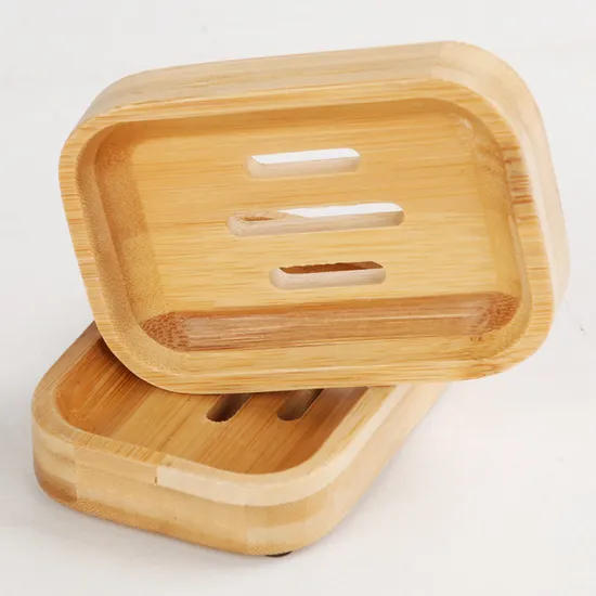 Aveco Small Traditional Shape Non Slip Box Soap Bamboo