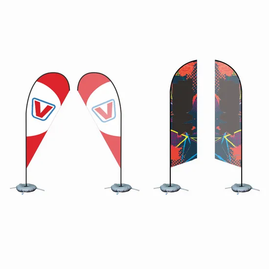 Cheap Advertising Flag with Printing for Trade Show Sports and Games Activity