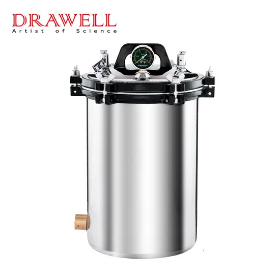 Laboratory Cheap Stainless Steel Medical Portable Autoclave Machine18/ 24/ 30 Liter Pressure Steam Autoclave Sterilizer Price