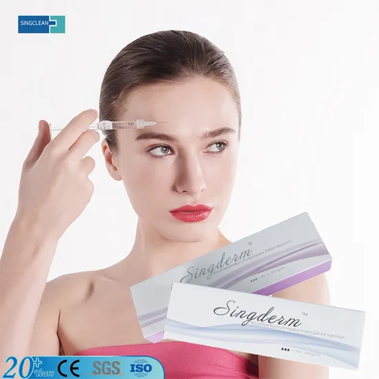 Singderm Hyaluronic Acid Injection Dermal Fillercosmetics Aesthetic Filler for Plastic Surgery