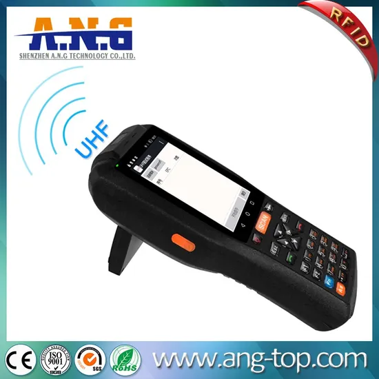 IP65 4G Android PDA Long Range 3 Meters Handheld UHF RFID Reader