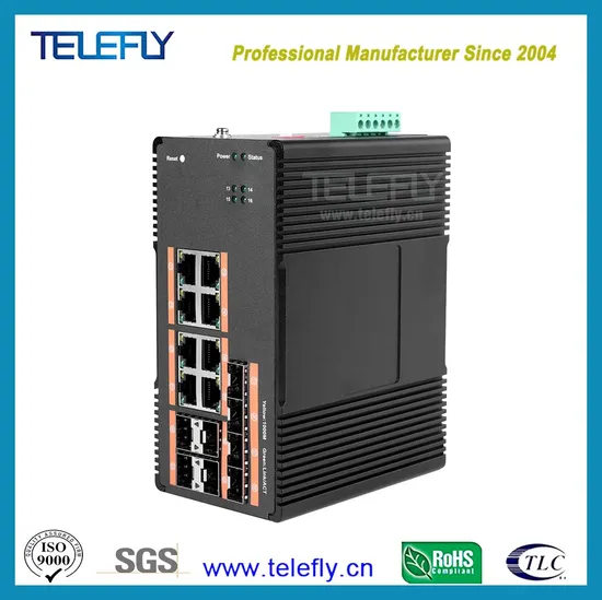 Factory Price 8 Ports RJ45 8 Ports SFP Poe Network Managed Poe Switch