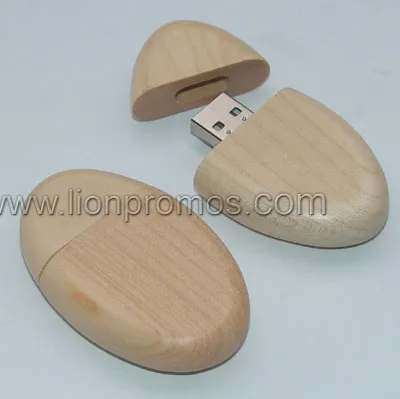 Customized Logo Embossed Eco Bamboo USB Stick 2.0