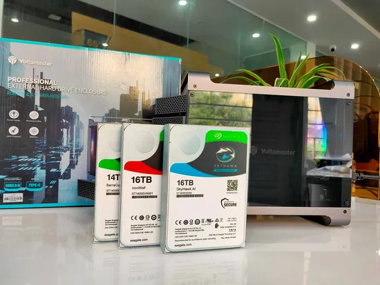 Seagate Iron Wolf Nas 16tb Hard Disk 256MB 7200 Rpm SATA3.0 6GB/S Hard Drive (ST16000VN001) SSD/HDD