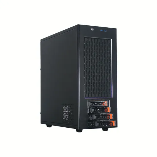 Tower 4-Drive Aluminium Panel Server Sas/Nvme Support Eatx Motherboard Storage Chassis