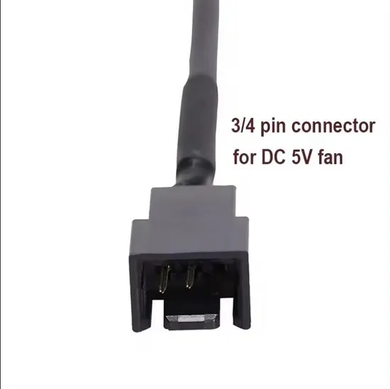 USB to 3/4 Pin Fan Power Supply Adapter Cable