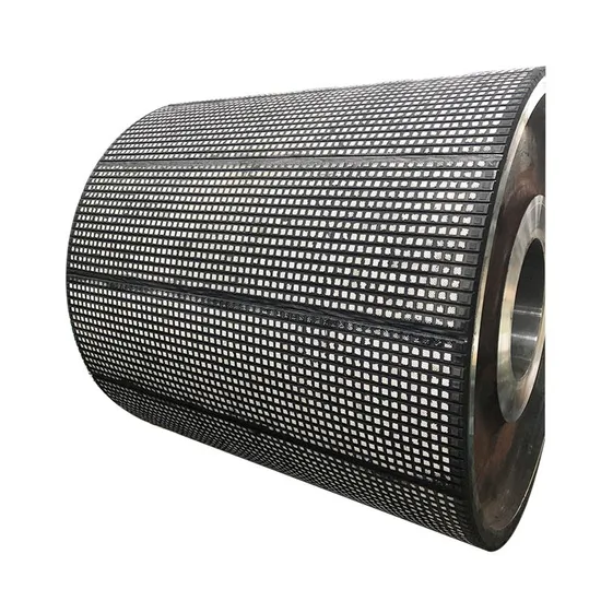 Conveyor Pulley Ceramic Coated Pulley Ceramic Drum Rubber Lagging