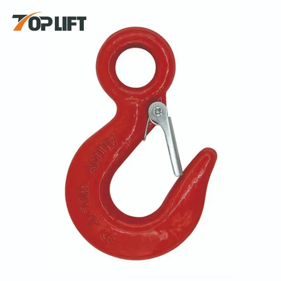 Carbon Steel Alloy Steel Us Type Eye Sling Hook with Safety Latch
