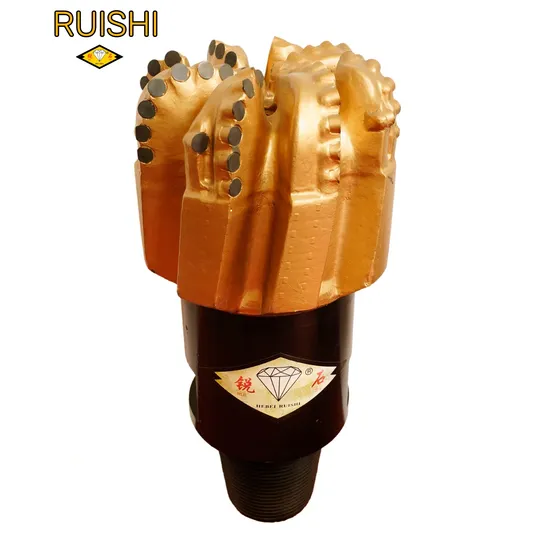 Five Blades PDC Bit for Oil Gas Mining Well Drilling Oil Petroleum Water Mining Rock Well Drilling Tools Diamond Drilling Bits Oilfield Well Drilling Tools