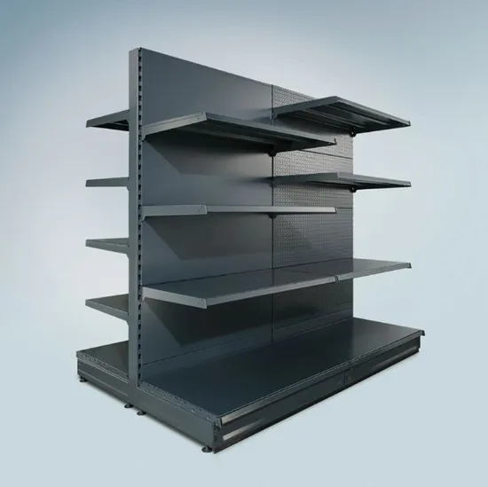 Tegometall Compatible Shelves for Retail Shelf European Design Supermarket Germany Tego Design Island Rack
