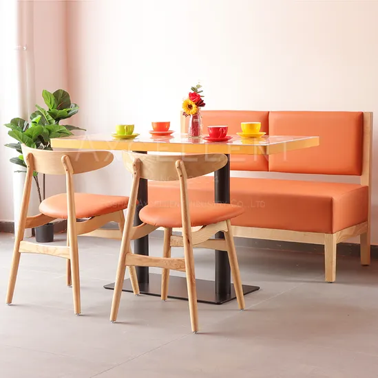 Hotel Restaurant Furniture Dining Set Wholesale Comfortable Cafe Sofa Booth