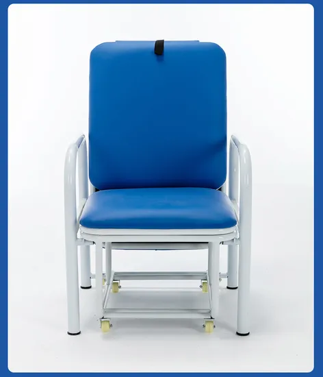 Collapsible Hospital Reclining Attendant Chair
