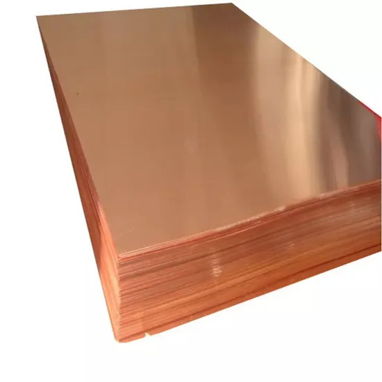 Hot Roll Cold Roll C11000 C10100 C10200 C1100 Copper Sheet for Industry Use