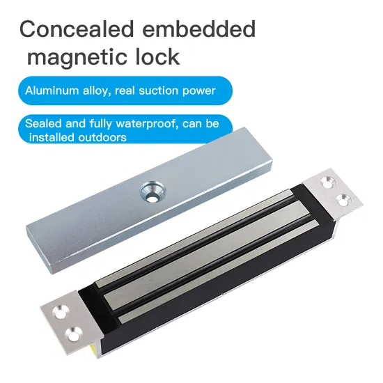 280N 617lbs Single Door Electronic Magnetic Door Lock Consealed Installation