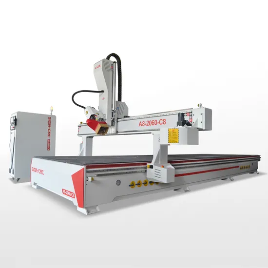 4 Axis Machine A8-2060-C8 Atc CNC Woodworking Machine with 8-12PCS Tool
