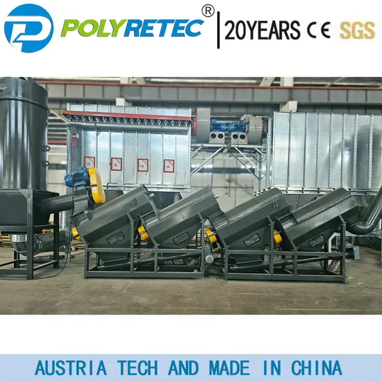 Water Free Crushing Washing Recycling Line for Waste PP Film Bag