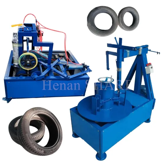 Tyre Bead Scrap Tire Tread Cutting Machine Tire Side Wall Cutter Waste Car Tire Recycling Machine