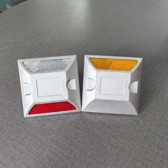 High Reflective Road Stud Cat Eye Raised Pavement Aluminum Road Studs Marker with Sand Filling Reflector