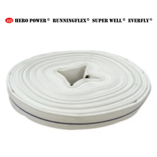 Durable High Pressure 1.5/2/2.5/3/4/5/6 Inch PVC/TPU/Rubber Resistant Flexible Water Layflat Canvas Lining Fire Hydrant Cabinet Fighting Hose