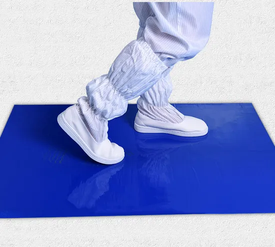 Cleanroom Strong Adhesive Dust Remove Blue 24*36inch 30layers Floor Sticky Mat