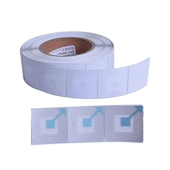 1000PCS/Roll Square 40*40mm 50*50mm Bar Code Printable 8.2 MHz RF Security Tags EAS Anti Theft Stickers for Retail Stores