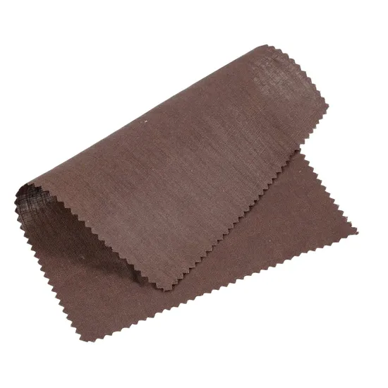 Stock 100 Linen Woven Poplin Design Dyed Fabric for Garment