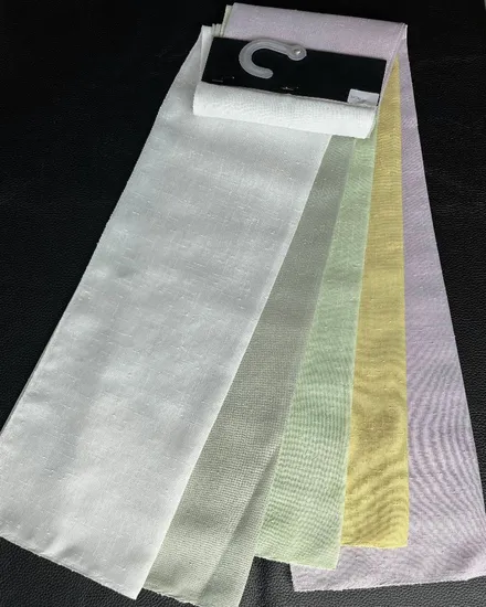 2025 New Design of 100% Polyester Slub-Dots Curtain Fabric