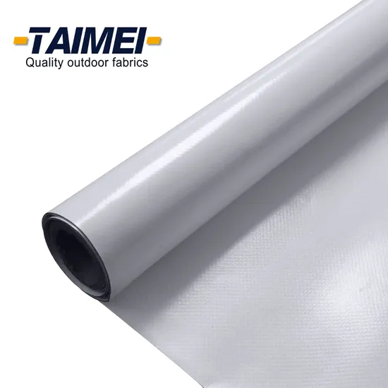 PVC Coated Tarpaulin Vinyl Tarp Roll Tent Fabric for Exhibition Event Tents