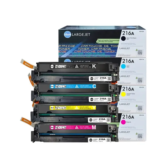 High Quality Compatible Color Laser Toner Cartridge 216A 216 W2410A W2411A W2413A W2412A Printer Supplier for HP