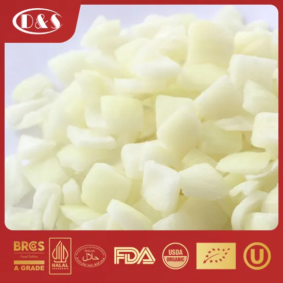 Frozen White Onion Slices/Dices, IQF Sliced/Diced Onion for Exporting